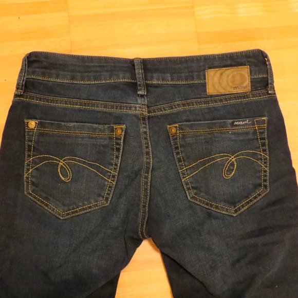 MAVI indigo low rise straight leg jeans 26 - Picture 4 of 8